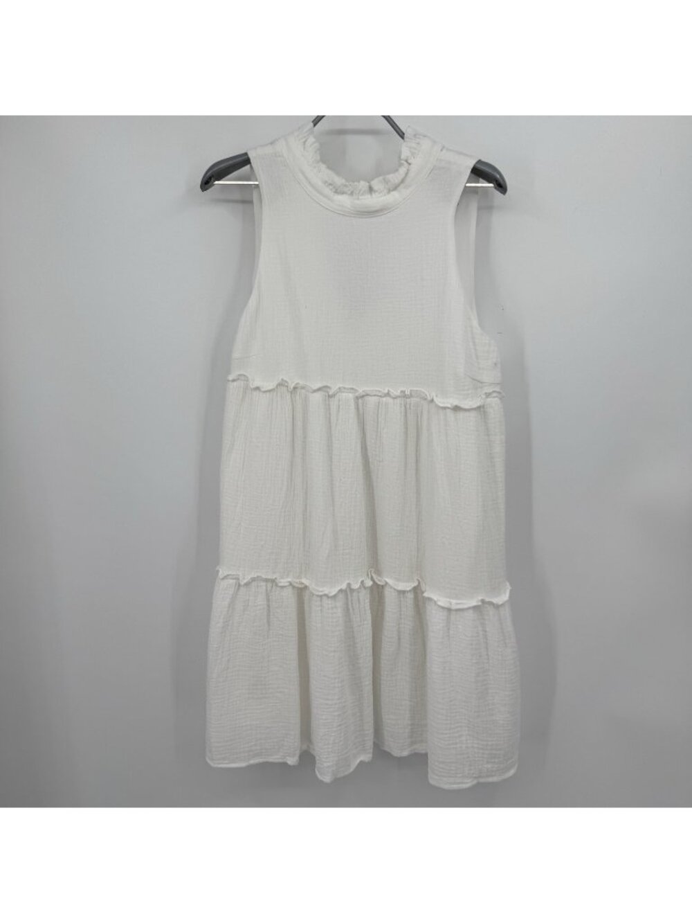Pomander Place by Tuckernuck White Lightweight Gauze Morgan Dress size M Mini PO